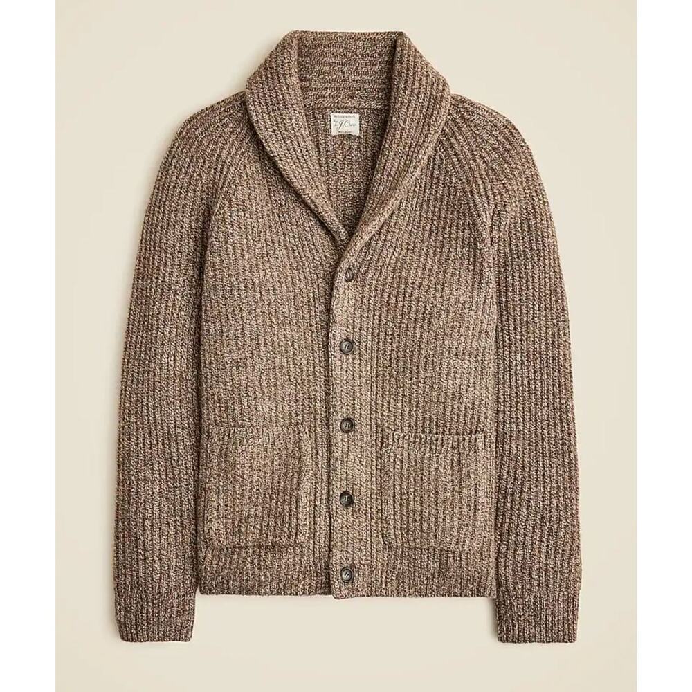 J. Crew Brown Men's Cardigan Sweater